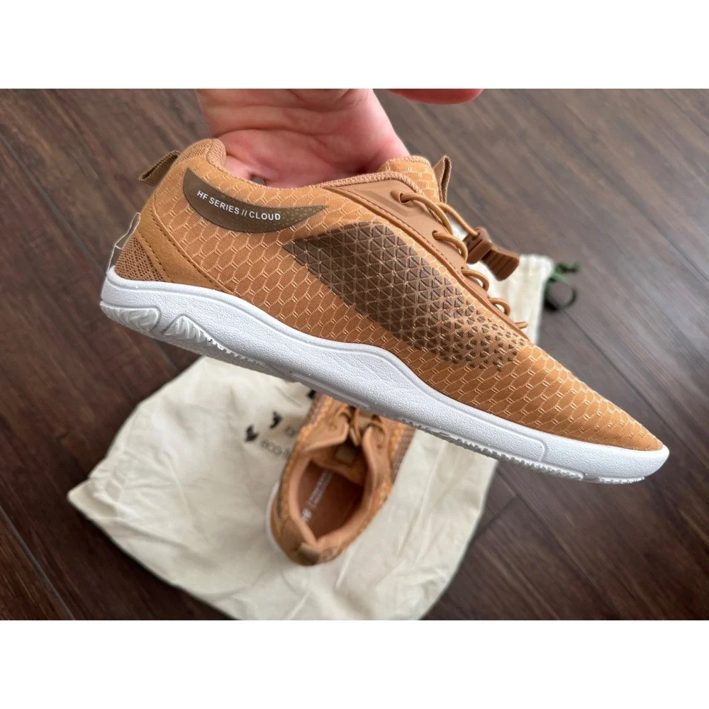 Hike Footwear HF Cloud Barefoot Sneakers Tan Brown Mesh Womens 8-8.5 Mens 6 - Picture 6 of 6